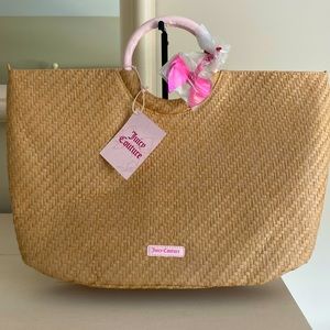 NWT Juicy Couture Straw Tote